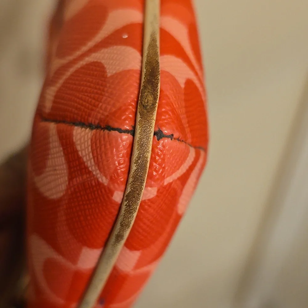 Coach Red Signature Wristlet - Picture 9 of 15